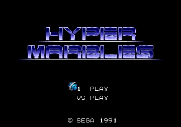 Hyper Marbles (Japan) (SegaNet) screen shot title